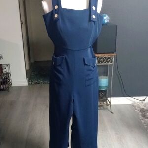 New Gianni Bini Navy Jumpsuit